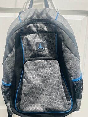 Jordan Gray, Black & Blue Men's Backpack